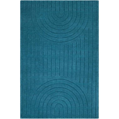 Checker Blue - Rectangle Large Rug