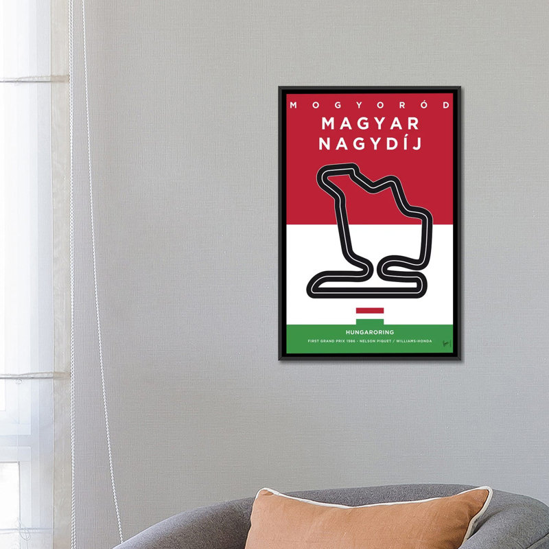 Impression sur toile tendue, "Minimal Movie", H 26 po x l 18 po x P 1,5 po, Toile encadrée noire, Pas de tapis