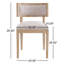 Chaise rembourrée entièrement assemblée Umbria