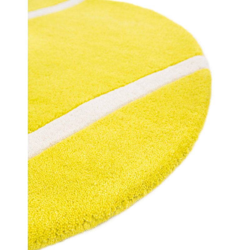 Tapis unique en laine pour enfants Playtime, Rond 2 pi