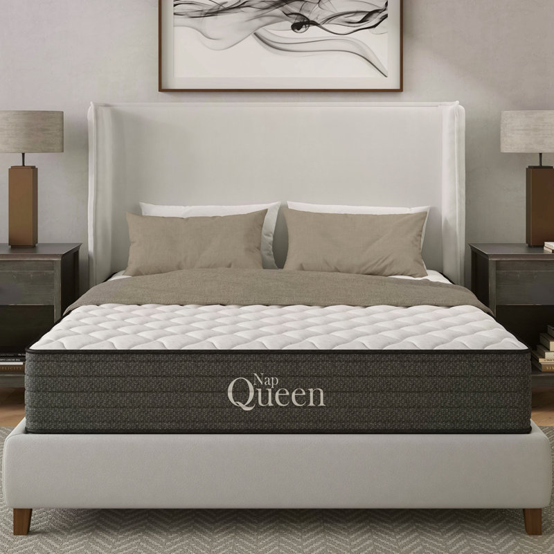 Matelas hybride en gel à refroidissement complet de 10 pouces, certifié Certipur-US, 10", Lit double