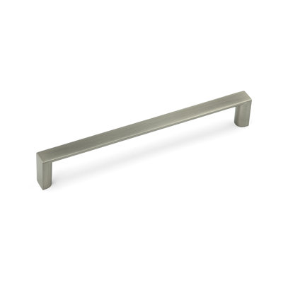 Brushed Nickel Square D-Bar Handles 