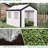 10' X 7' Greenhouse, Outdoor Garden Warm House With 2 Zippered Doors, 4 Windows & Cover, White Weather