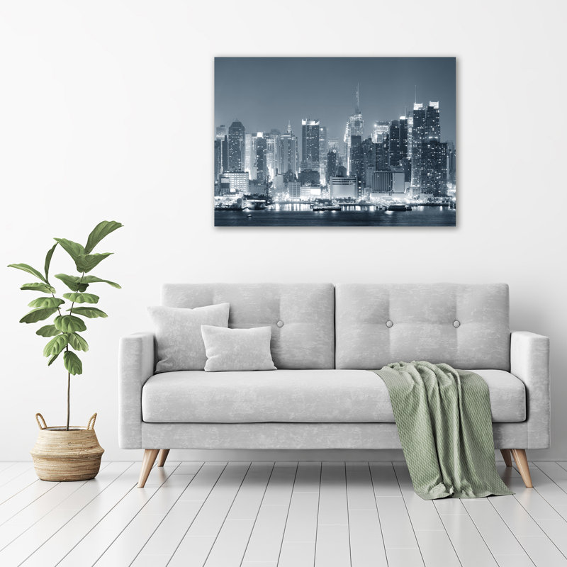 Manhattan New York - No Frame Print on Glass