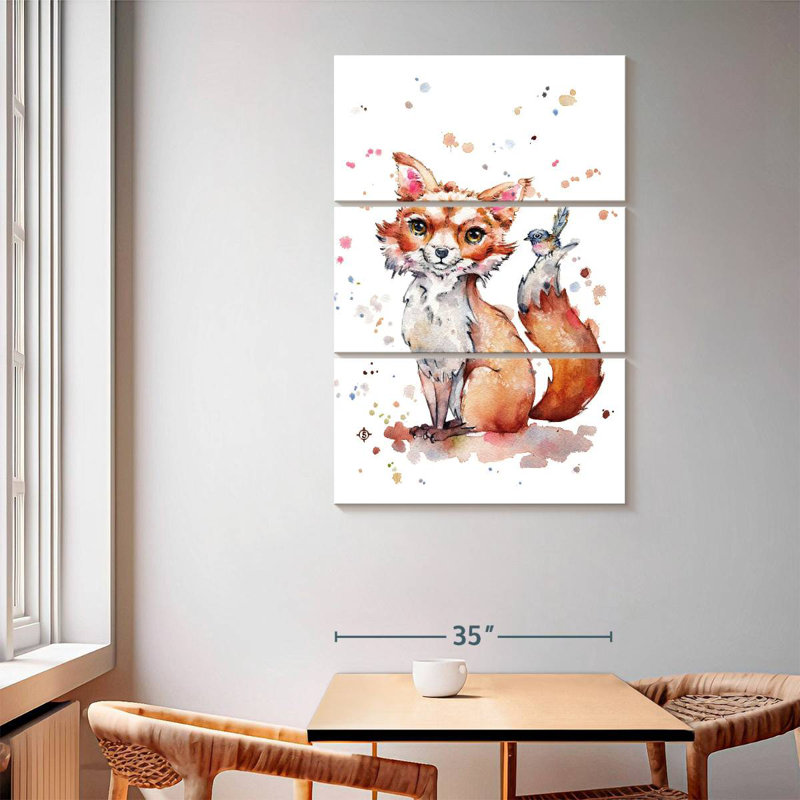 Brampt Sweet Fox, 65" H x 42" W