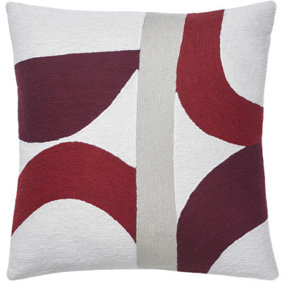 Eclipse Hand-Embroidered Chain Stitch Pillow