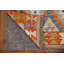 Tapis géométrique en laine Kilim