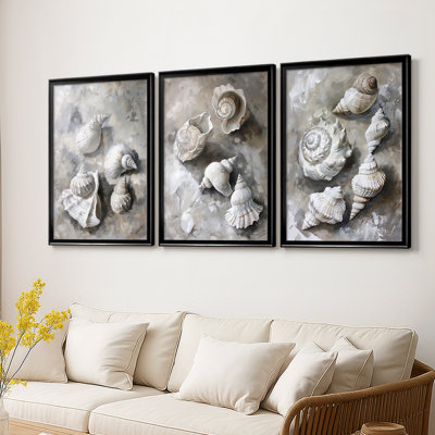 NAUTICAL Series CCLXXXIII  -Custom Framed  Wrapped Gallery Canvas - 3 Pieces