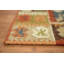 Tapis 100% laine tissé à la main à motif oriental tribal multicolore Southwestern