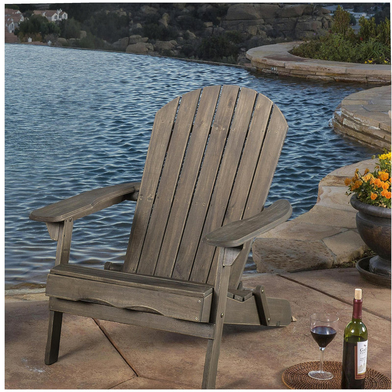 Chaise Adirondack, Gris