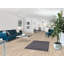 Tapis de vestibule oriental bleu 3 x 5 Gabbeh