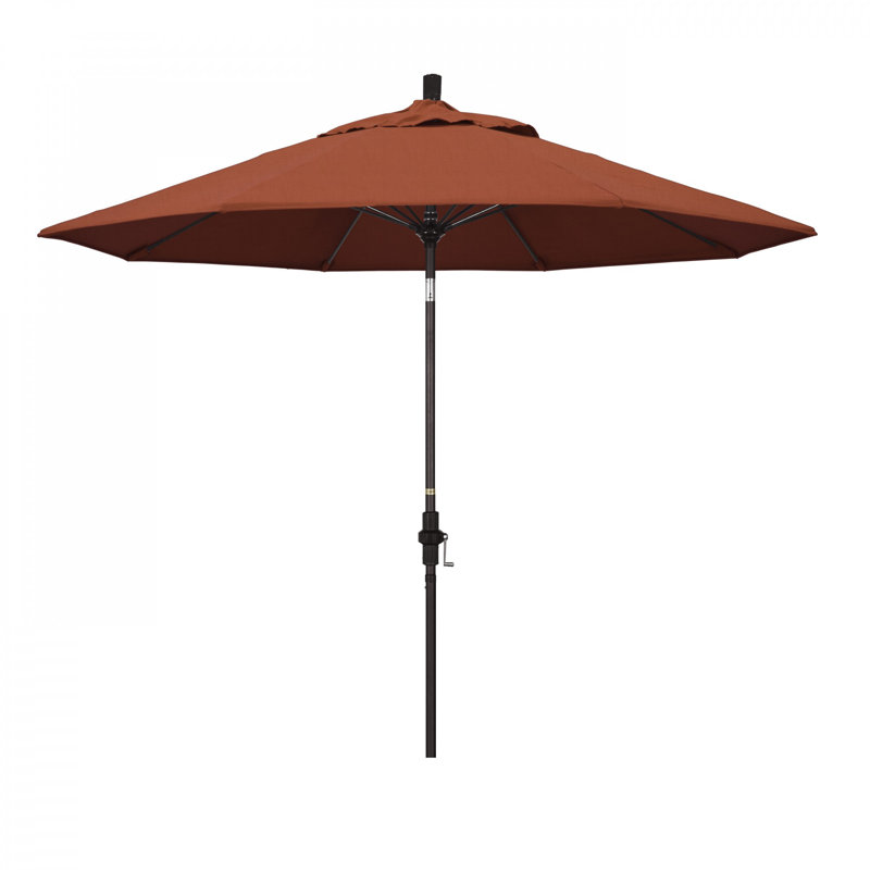 Parasol 9" Market, Brique - polyester