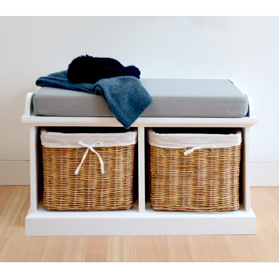 Bastogne Polyester Blend Upholstered Storage Bench