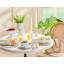 Sky Check Dinner Plate