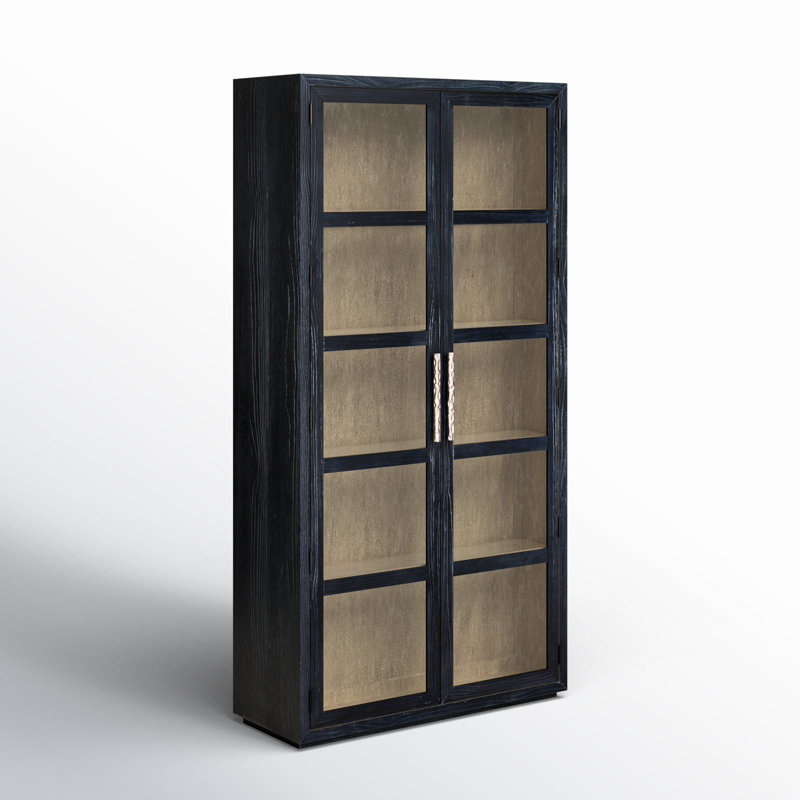 Linville Falls Shou Sugi Ban Curio Cabinet