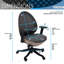 Chaise de travail en filet Lunar-135462515