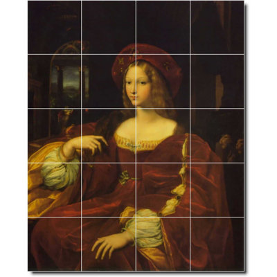 48" x 60" Ceramic Painting Decorative Mural Tile 12" x 12"