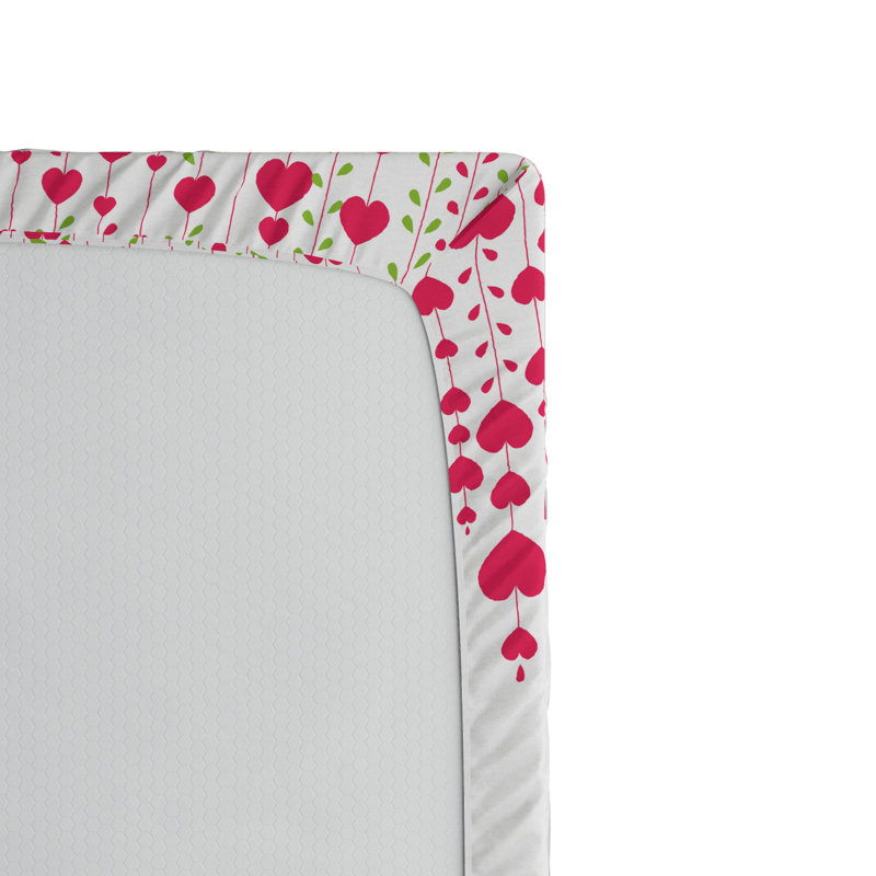 Microfiber Geometric Fitted Sheet, Full Fitted Sheet