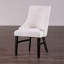 Chaise de salle à manger de style transitionnel 2 pièces