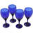 12oz. Handmade White Wine Glass Set