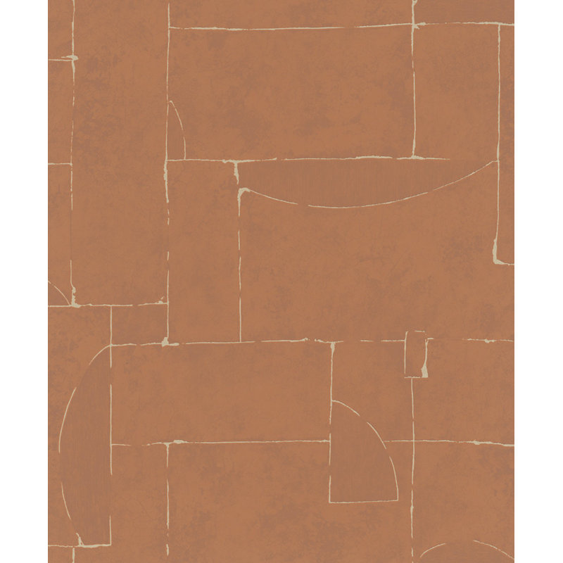 Galerie Terra Stone Effect Eco Clay Wallpaper, Red
