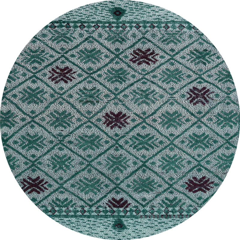 Tapis abstrait moderne 4833, Rond 8 pi