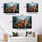 Surreal Symphony - Abstract Collages Metal Wall Decor Set 3
