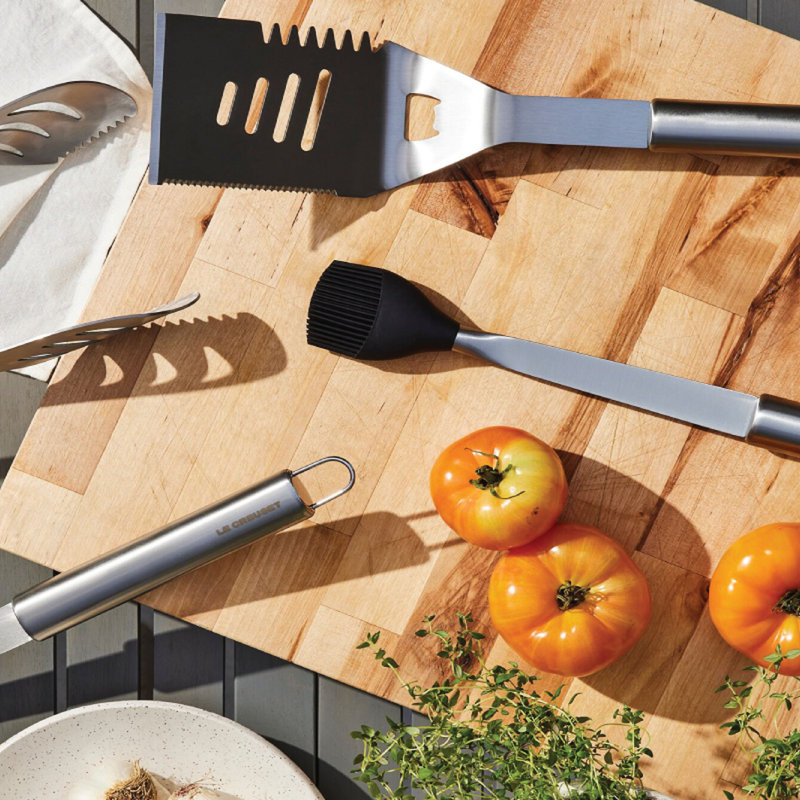 Le Creuset Alpine Outdoor Stainless Steel Basting Brush, 17 In.