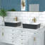 Ally 475mm x 375mm Ceramic Rectangular Countertop Basin Bathroom Sink-1532381430