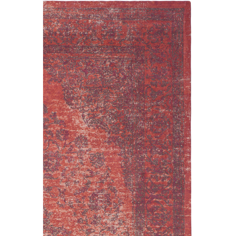 Leleifi Vintage Cotton Oriental Rug, Square 6'