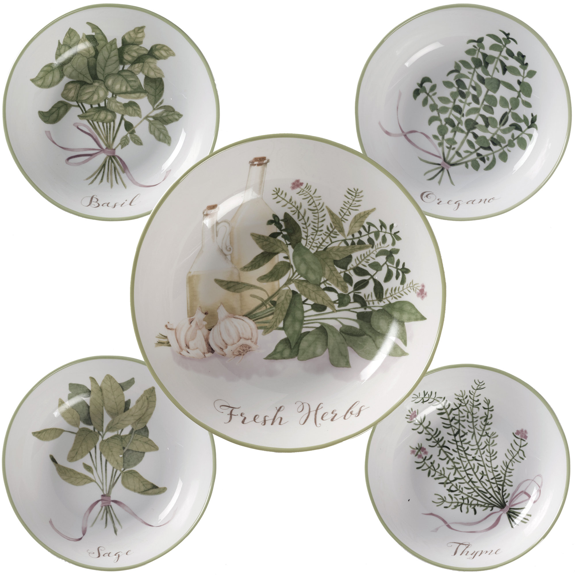 Certified International Fresh Herbs Pasta Bowl Set Reviews