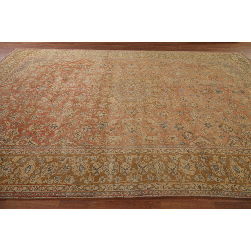 Tapis en laine fait à la main 9 x 13