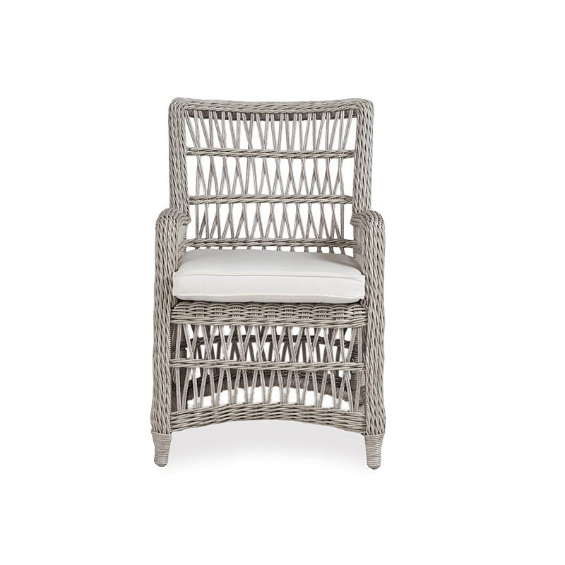 Mackinac Outdoor Dining Armchair, Stratosphere Cloud
