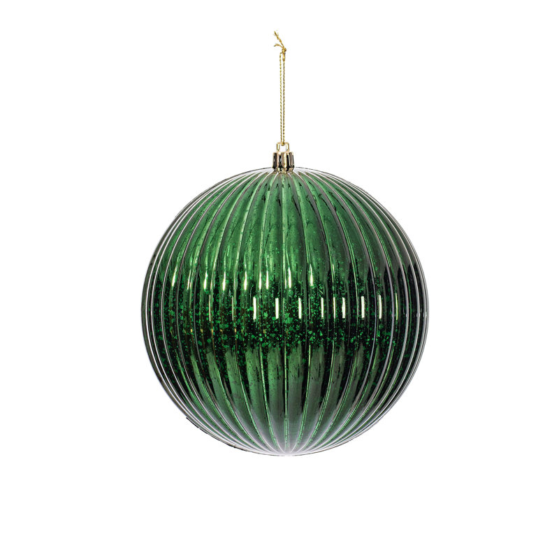 Ensemble de 4 boules de Noël Chistmas, Vert minuit