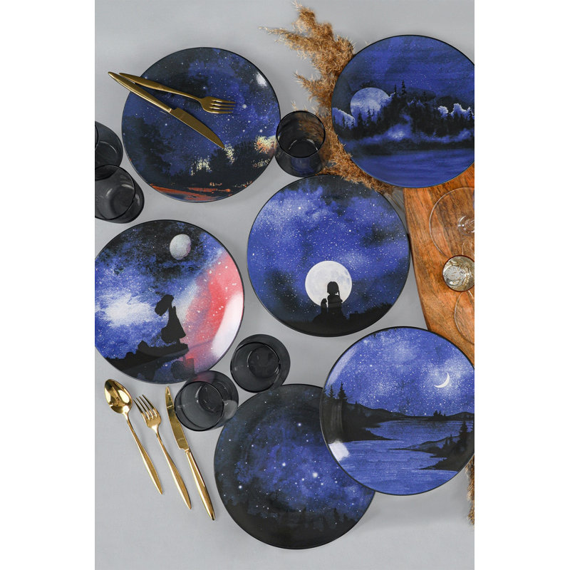 Ensemble de 6 assiettes Albach