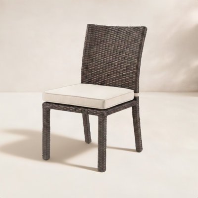 Chaise de patio avec coussin Alyisa