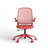 Ergonomic Colorful Office Chair 350LBS Home Office Mesh Breathable High Back, With Adjustable Lumbar Support Computer Chair, Integrated Molded Foam Seat Cushion, Fireproof-129685447