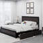 Base de lit plateforme industrielle avec 4 tiroirs de rangement et station de charge-1115925153-1077768961