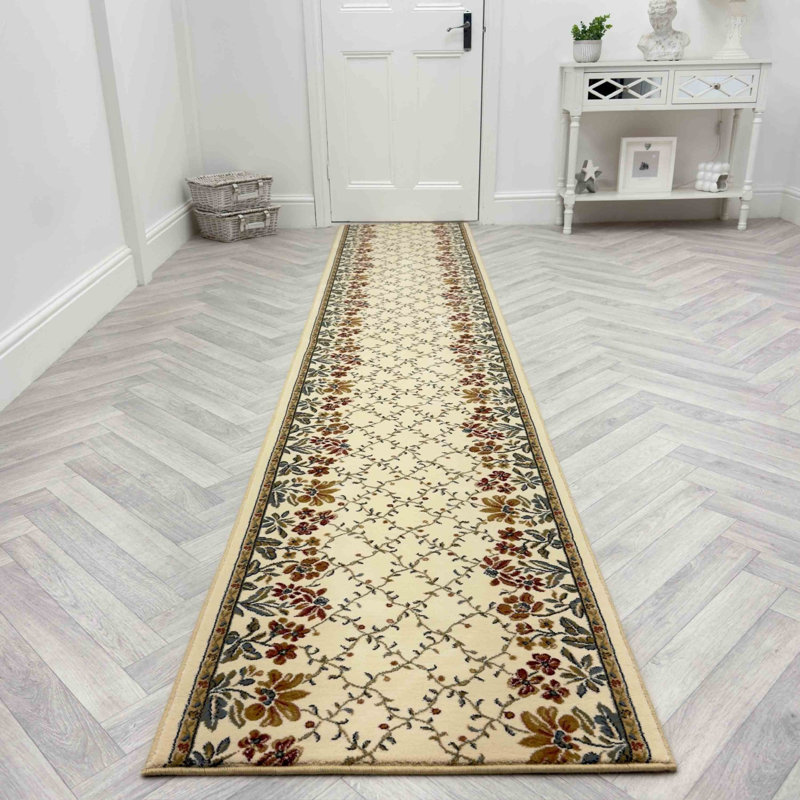 Runner Floral Area Rug, Runner 66 x 150 cm