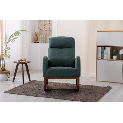 Chaise berçante rembourrée Modern Soft Arm