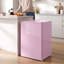 Mini congélateur 2,1 pieds cubes avec porte réversible, 2 tablettes, rose-137885134
