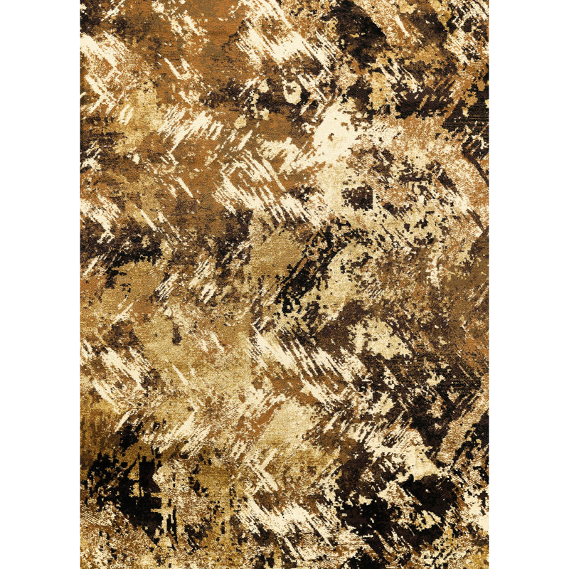 5 pi 3 po Tapis en polypropylène multicolore By 7 par By By 7
