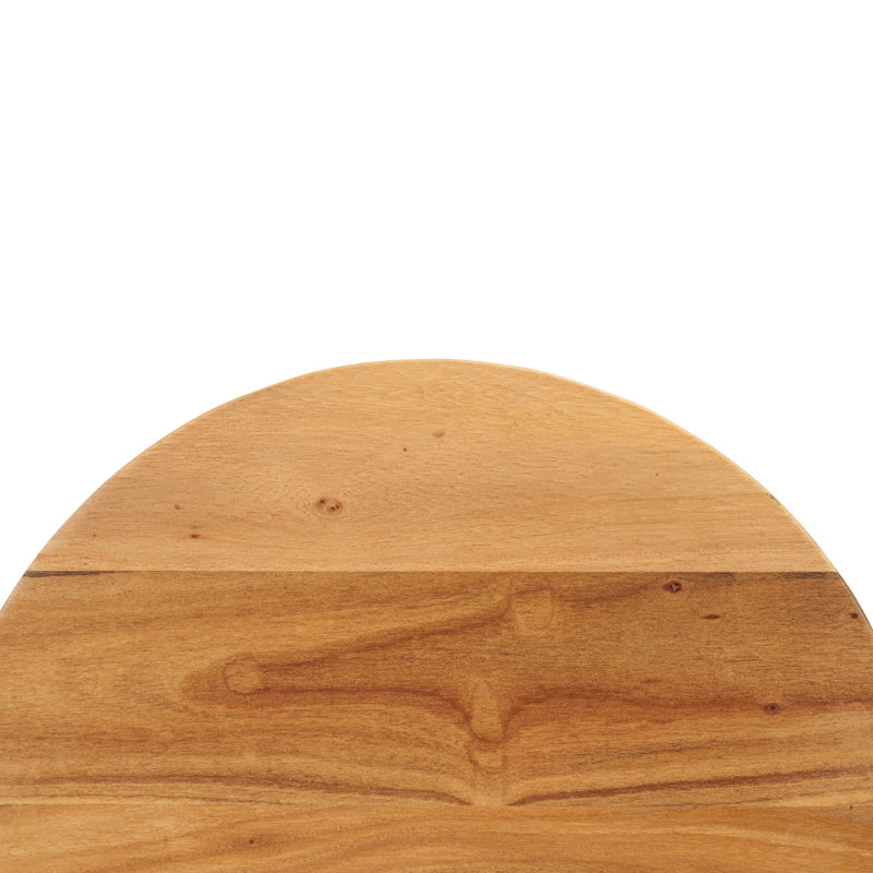 Tasharose Wood and Glass Accent Table
