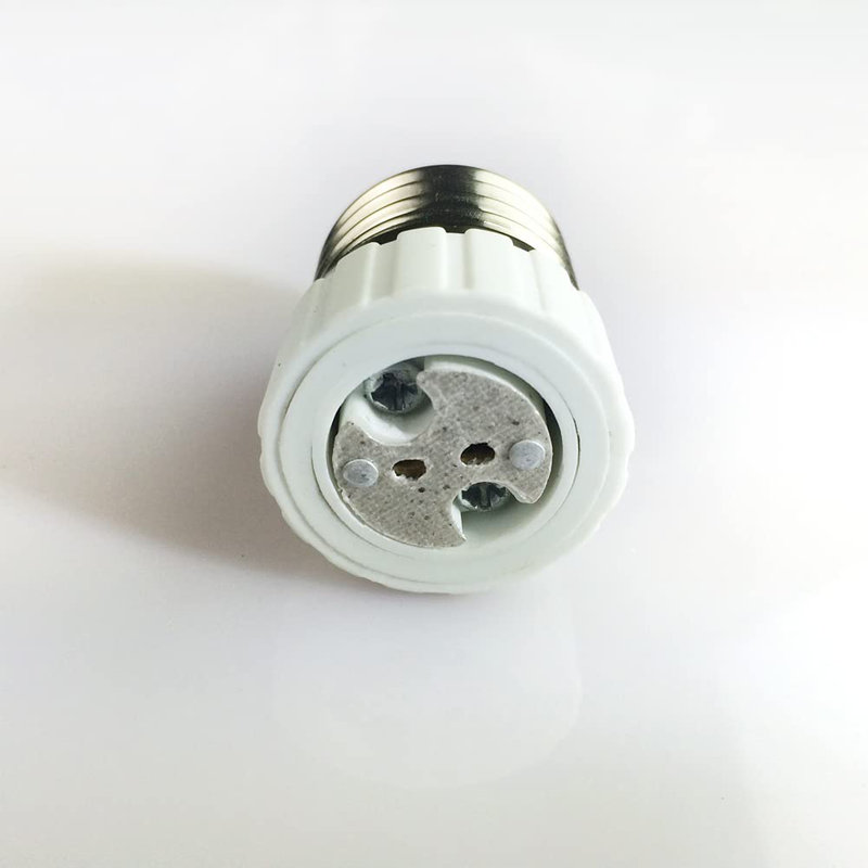 Flame Retardant PBT Lamp Holder Adapter - E27 to MR16/G5.3/G4 Converter - High Temp Resistant Socket for LED/Halogen Laboratory & Industrial Lighting - Compatible with E27 Edison Bases