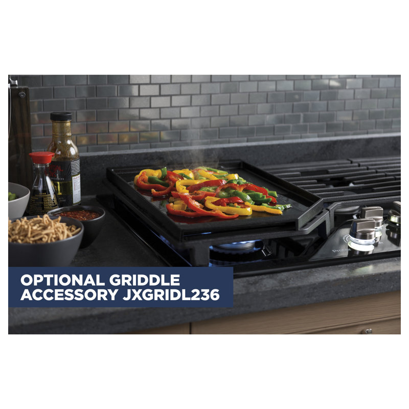 36" Gas Cooktop with 5 Burners, Stainless Steel