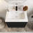 24" Wall Mounted Bathroom Vanity With Integrated Ceramic Sink-581508157