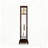 See-Through Skeletonized Movement Solid Wood Floor Clock