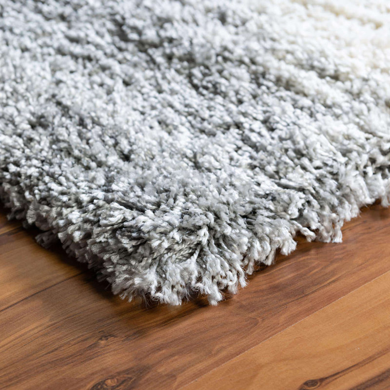 Abstract Indoor Rug, Rectangle 2' x 3'1", Turquoise/Gray