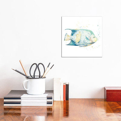 Pescado Azul Square by Patricia Pinto - Wrapped Canvas Gallery-Wrapped Canvas Giclée