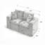 Canapé moderne en nuage de chenille, librement combinable, confortable pour s'asseoir-1896522321